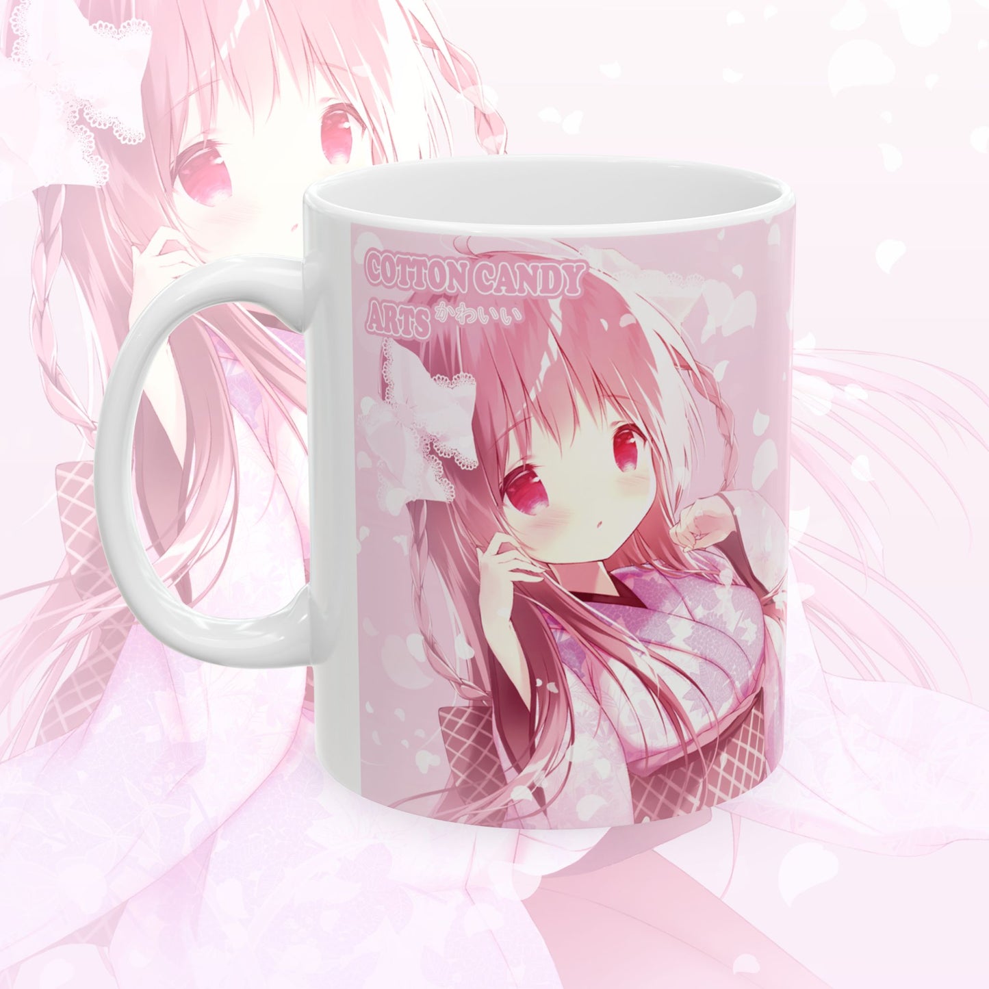 Sakura Petals - 11oz Anime Coffee Mug