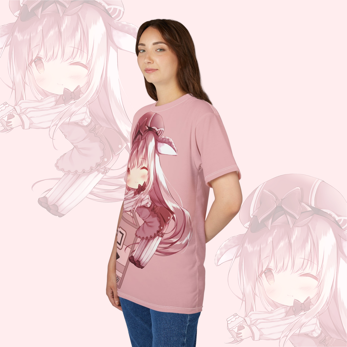 Tan Amai Graphic Tee - Anime Apparel