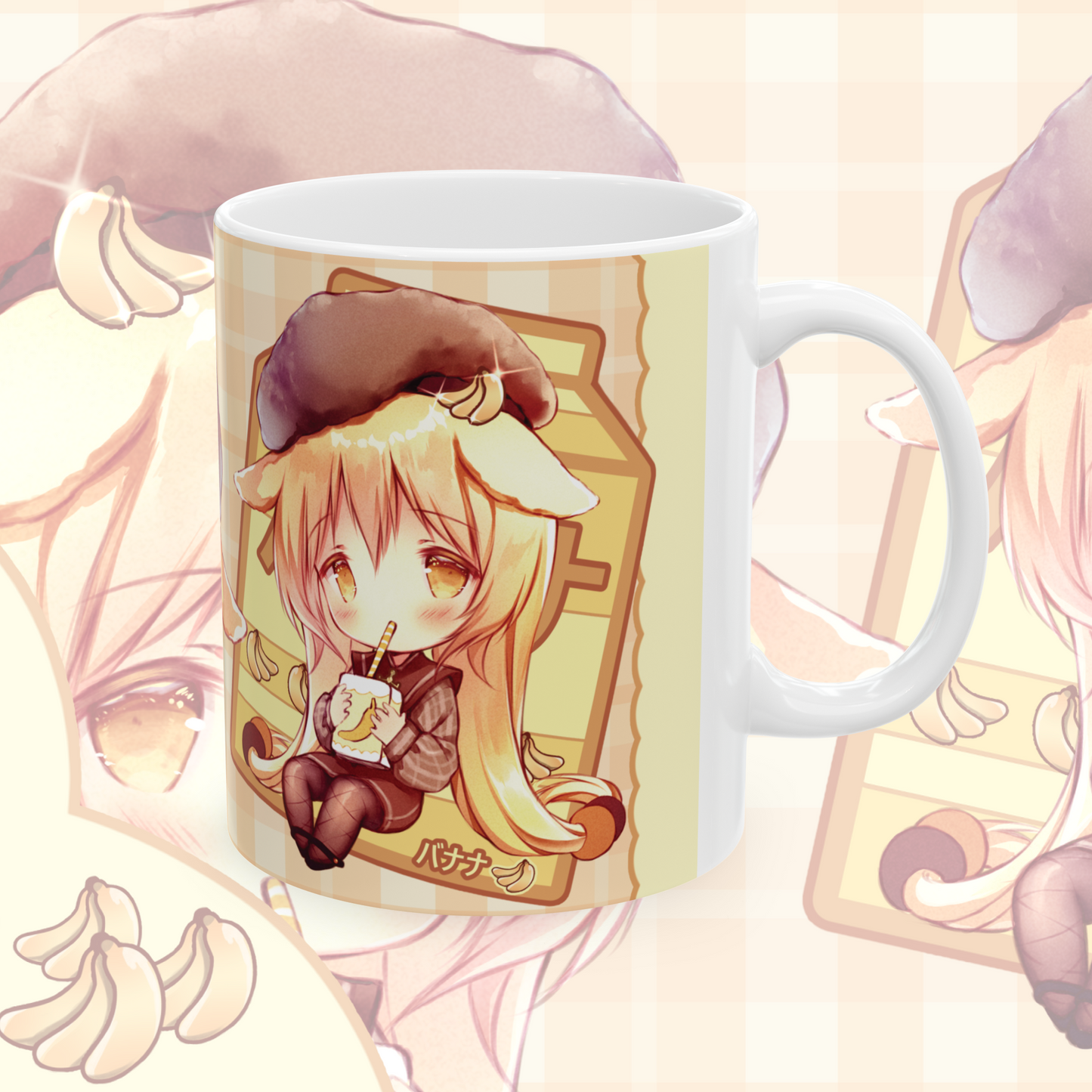 11oz Ceramic Anime Mug - Mei Chibi