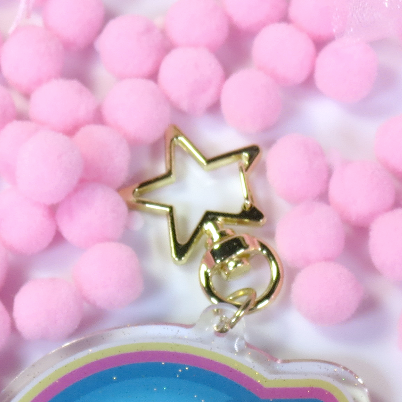 Kawaii Record - Acrylic Keychain