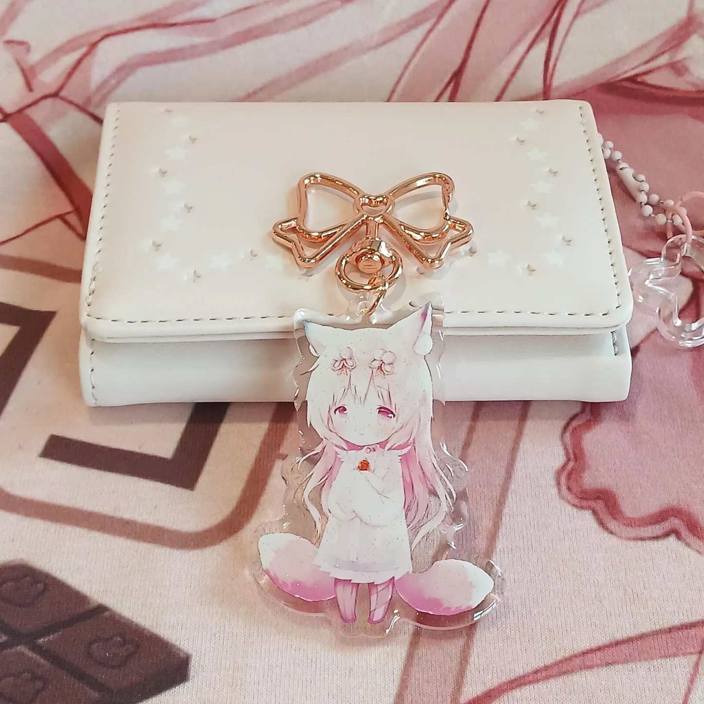 Anime Fox Chibi - Acrylic Keychain