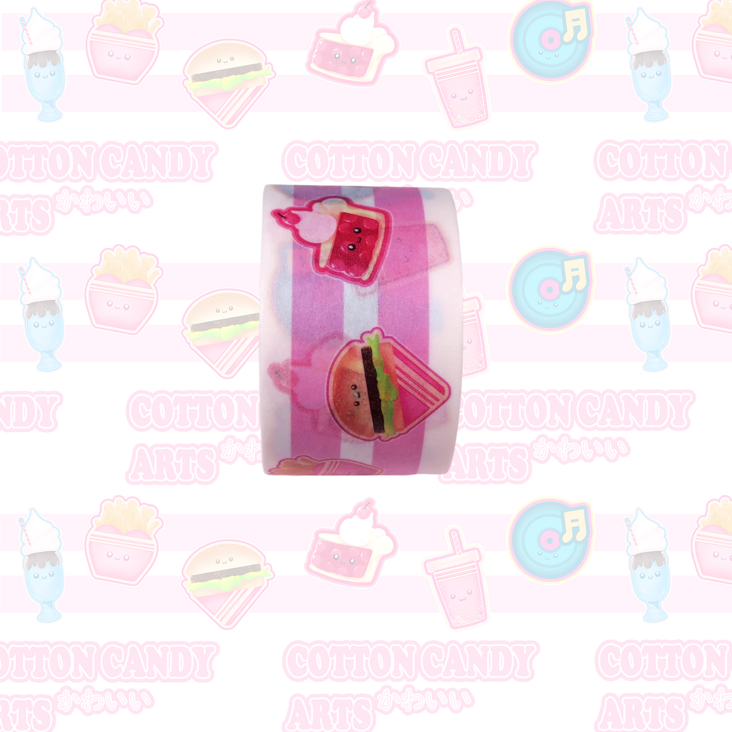 3cm Kawaii Washi Tape - Malt Shop Cuties