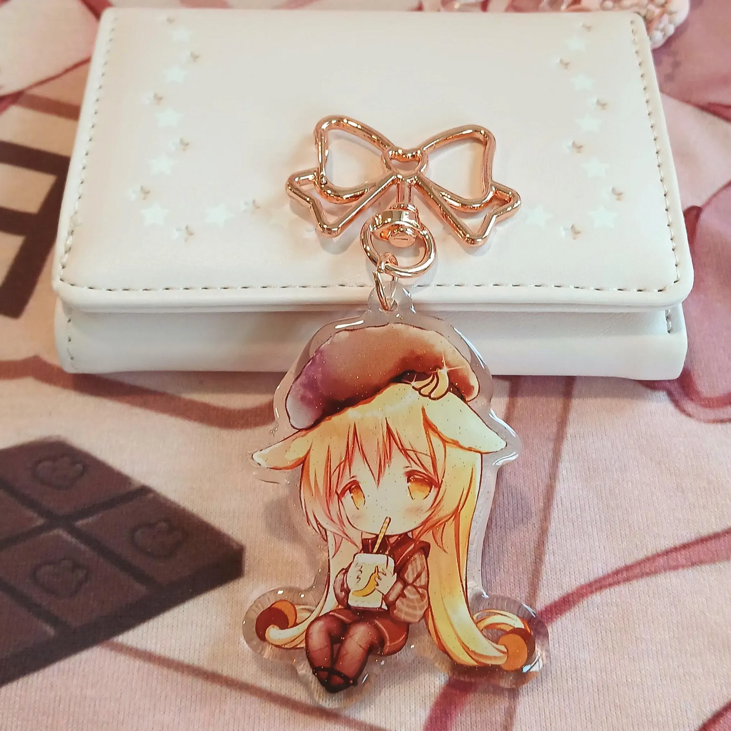 Anime Chibi Wolf - Acrylic Keychain