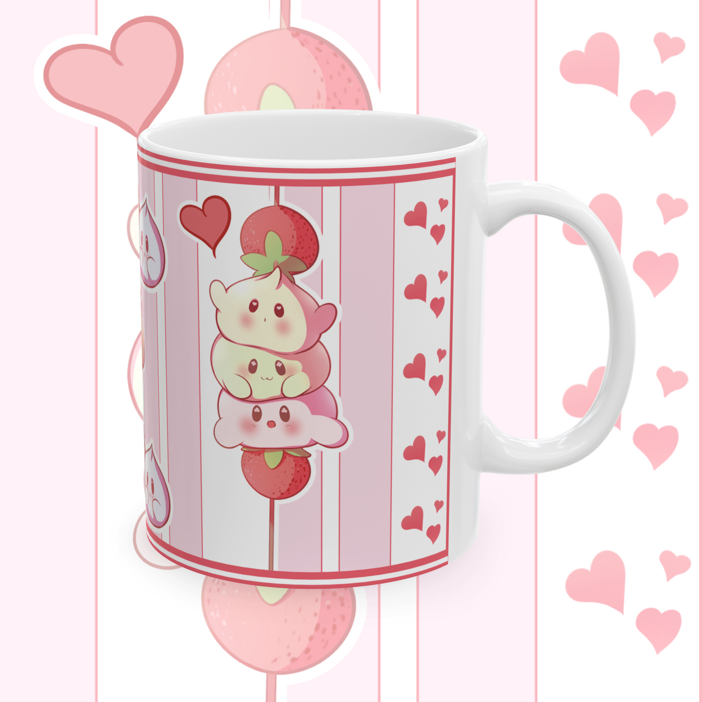 11oz Ceramic Mug - Kawaii Treats