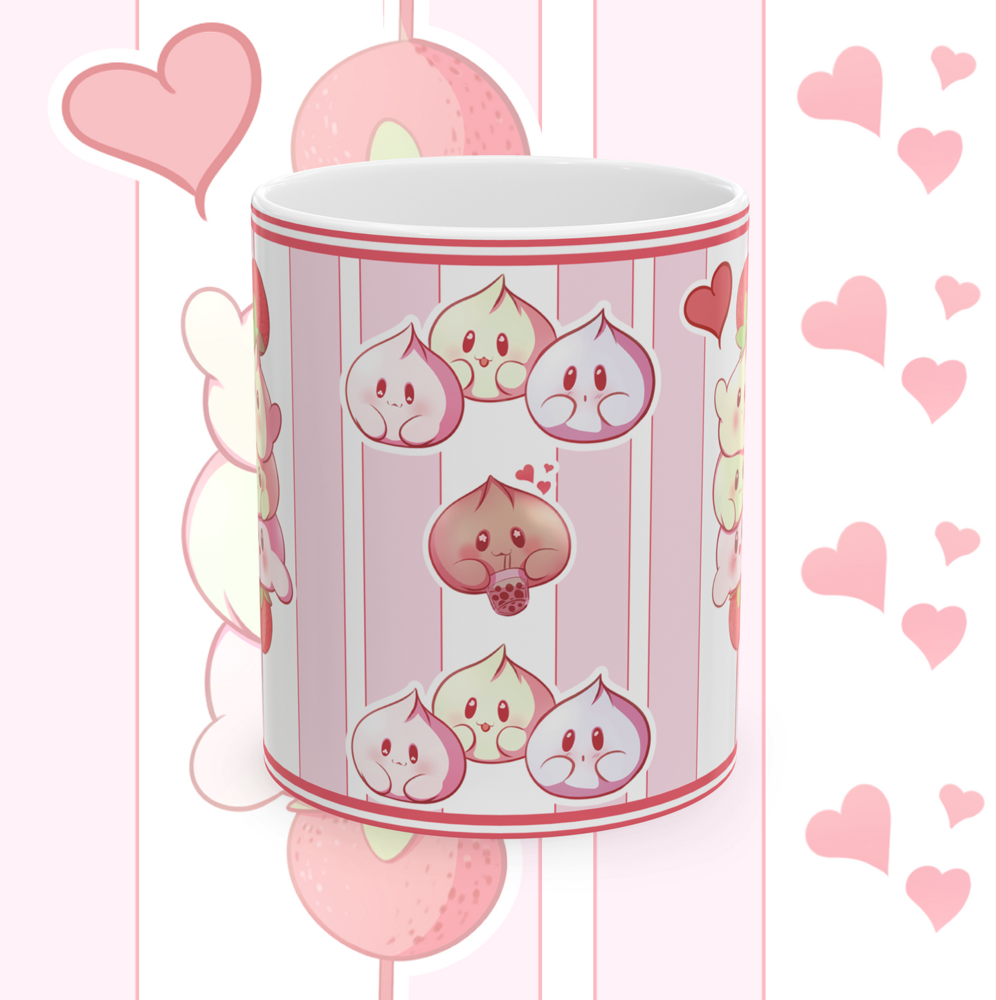 11oz Ceramic Mug - Kawaii Treats