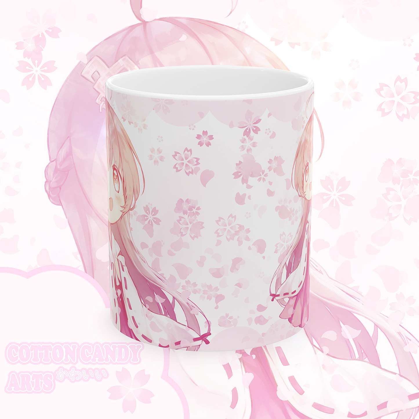 11oz Ceramic Anime Mug - Miko Sakura