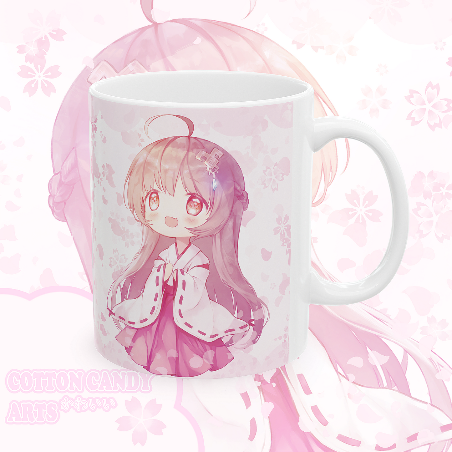 11oz Ceramic Anime Mug - Miko Sakura
