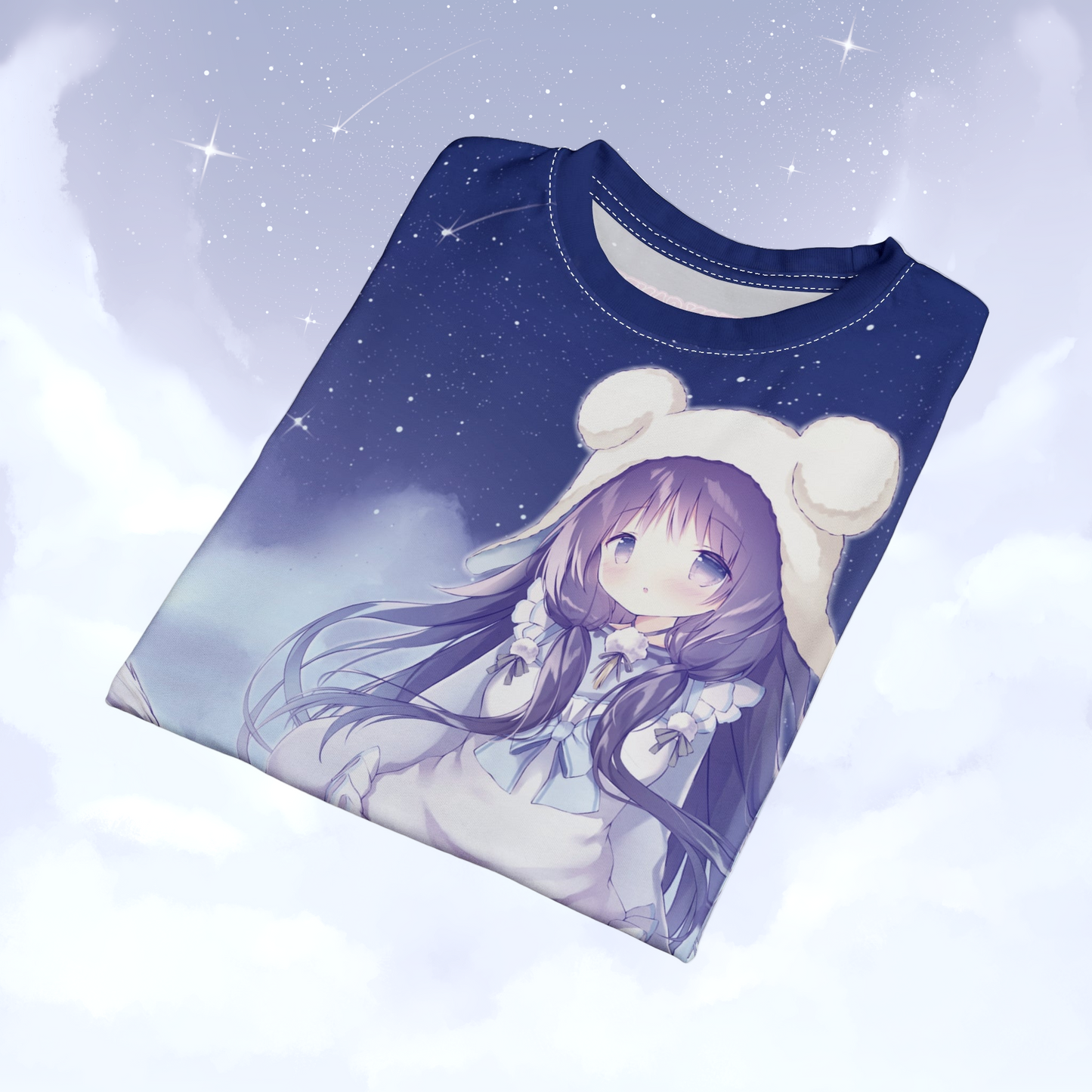 Starry Night Witch - Anime Graphic Tee