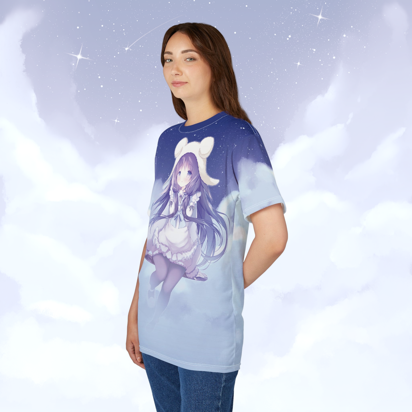 Starry Night Witch - Anime Graphic Tee