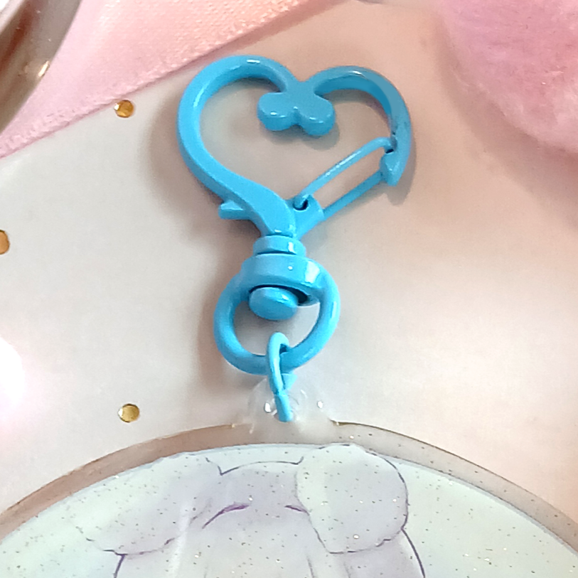 Anime White Wolf Chibi - Acrylic Keychain