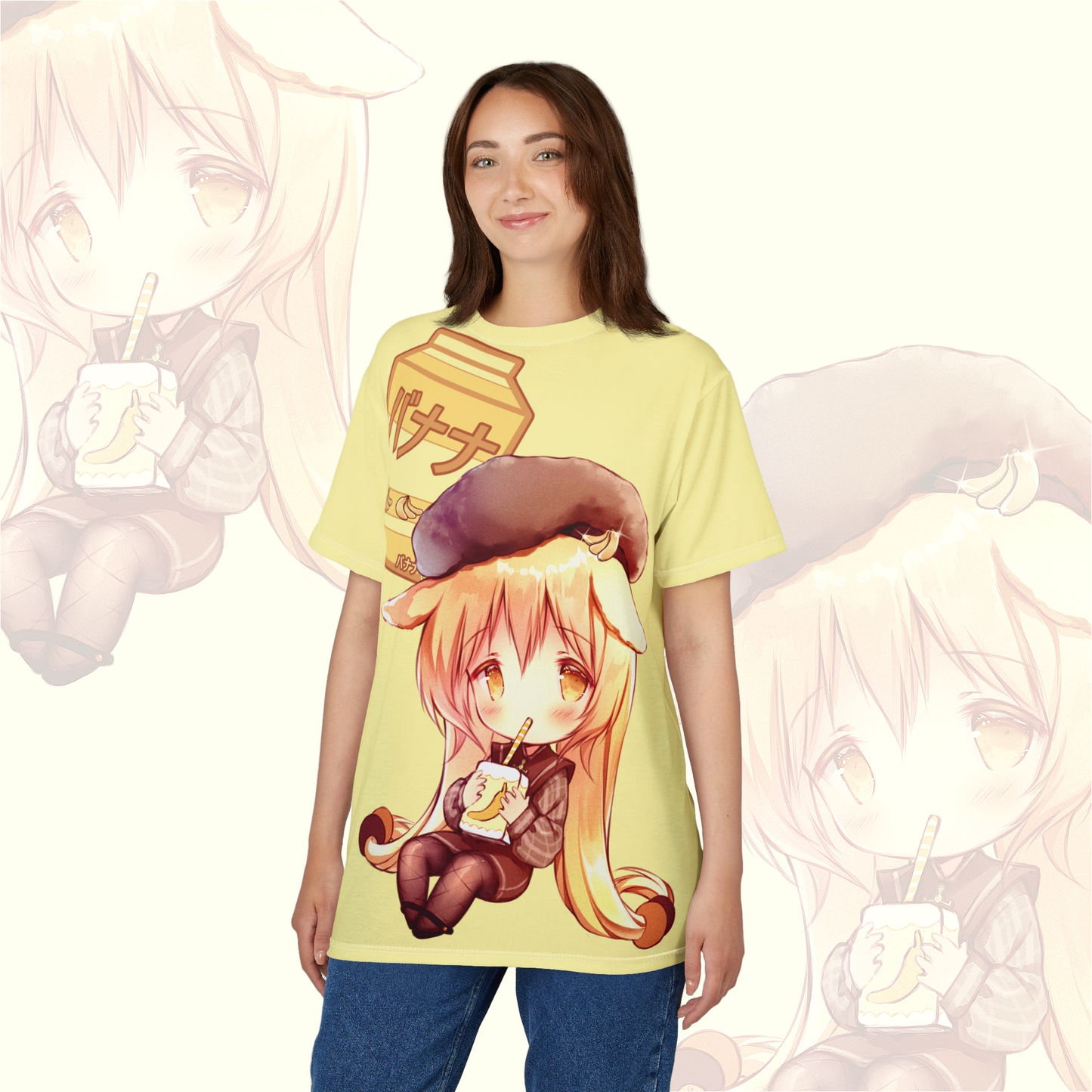 Yellow Mei Graphic Tee - Anime Apparel