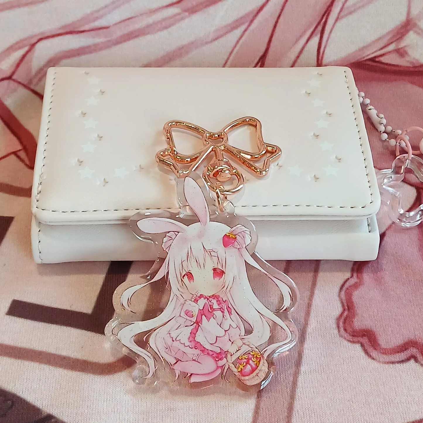 Anime Chibi Bunny - Acrylic Keychain