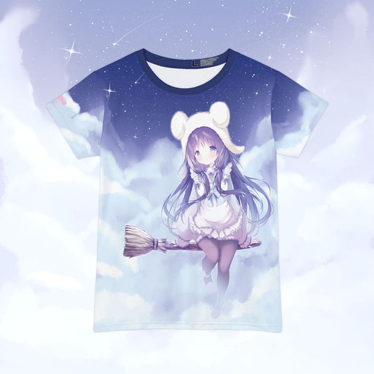Starry Night Witch - Women's Harajuku Anime Top