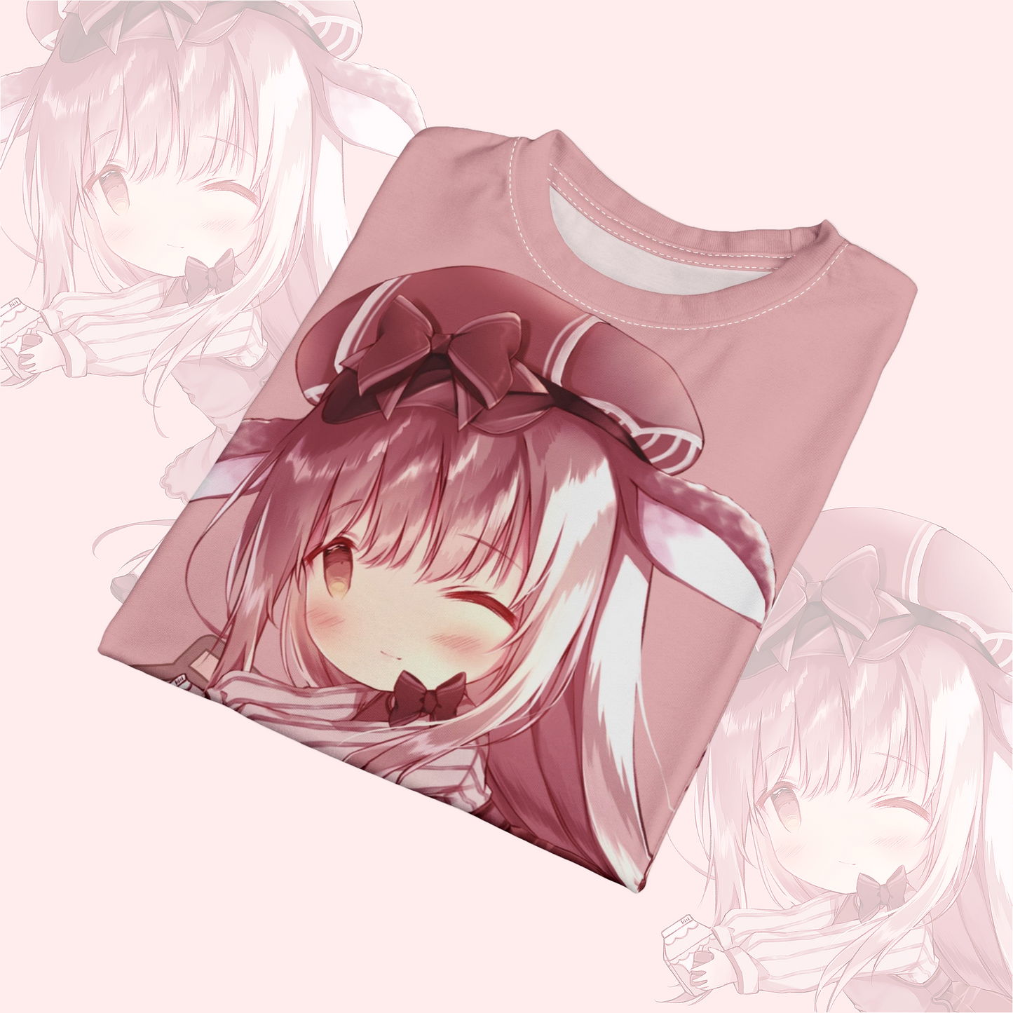 Tan Amai Graphic Tee - Anime Apparel