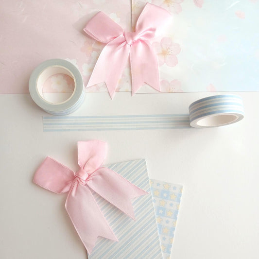 Blue Candy Stripe | 15mm x 10m