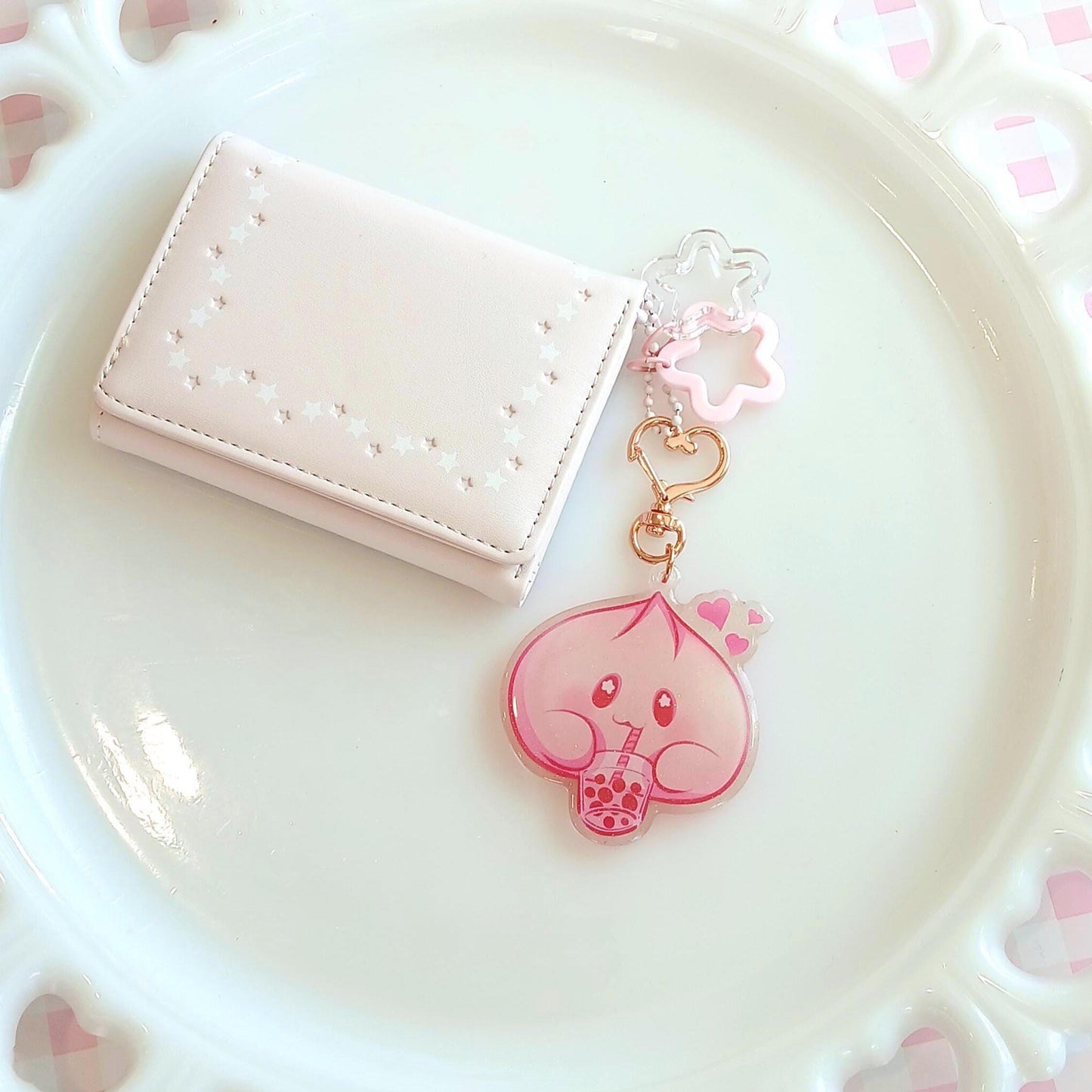 Kawaii Mochi Glitter Charm Set