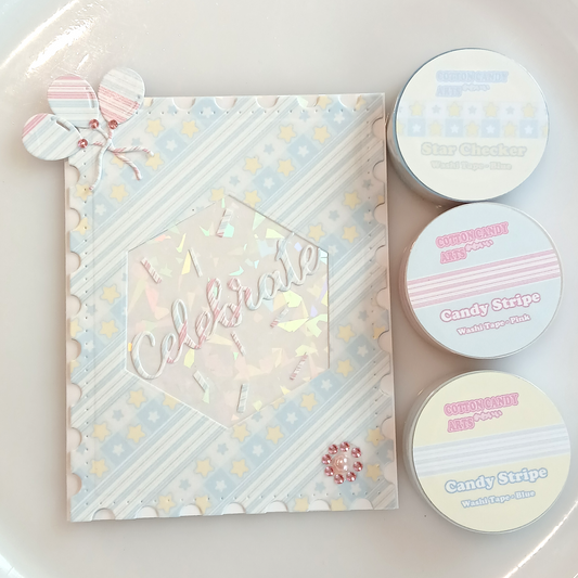 Blue Stars & Stripes Washi Set