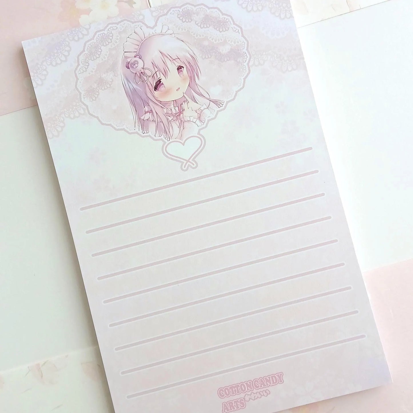 Coquette Maid Anime Notepad | 5.5"x8.5"