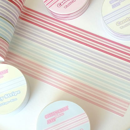 Candy Stripe Washi Set | 15mm x 10m