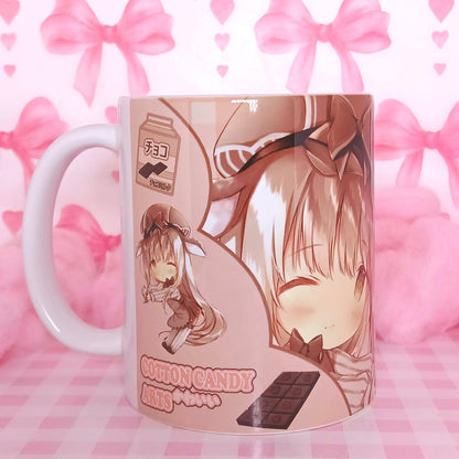 11oz Chocolate Chibi Anime Mug