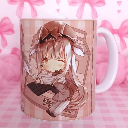 Chocolate Chibi - 11oz Anime Coffee Mug