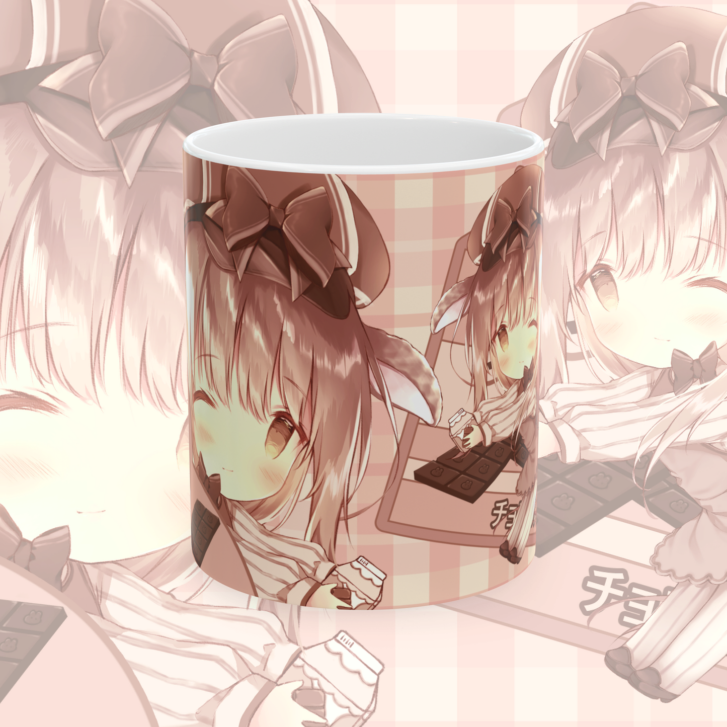 11oz Ceramic Anime Mug - Amai Chibi