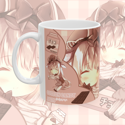 11oz Ceramic Anime Mug - Amai Chibi