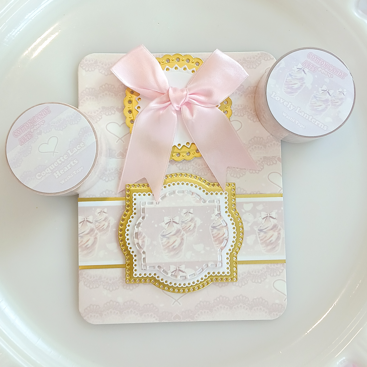 Coquette Lace Hearts Washi Tape | 30mm x 10m