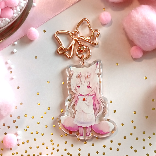 Twin Tail Fox Chibi Charm