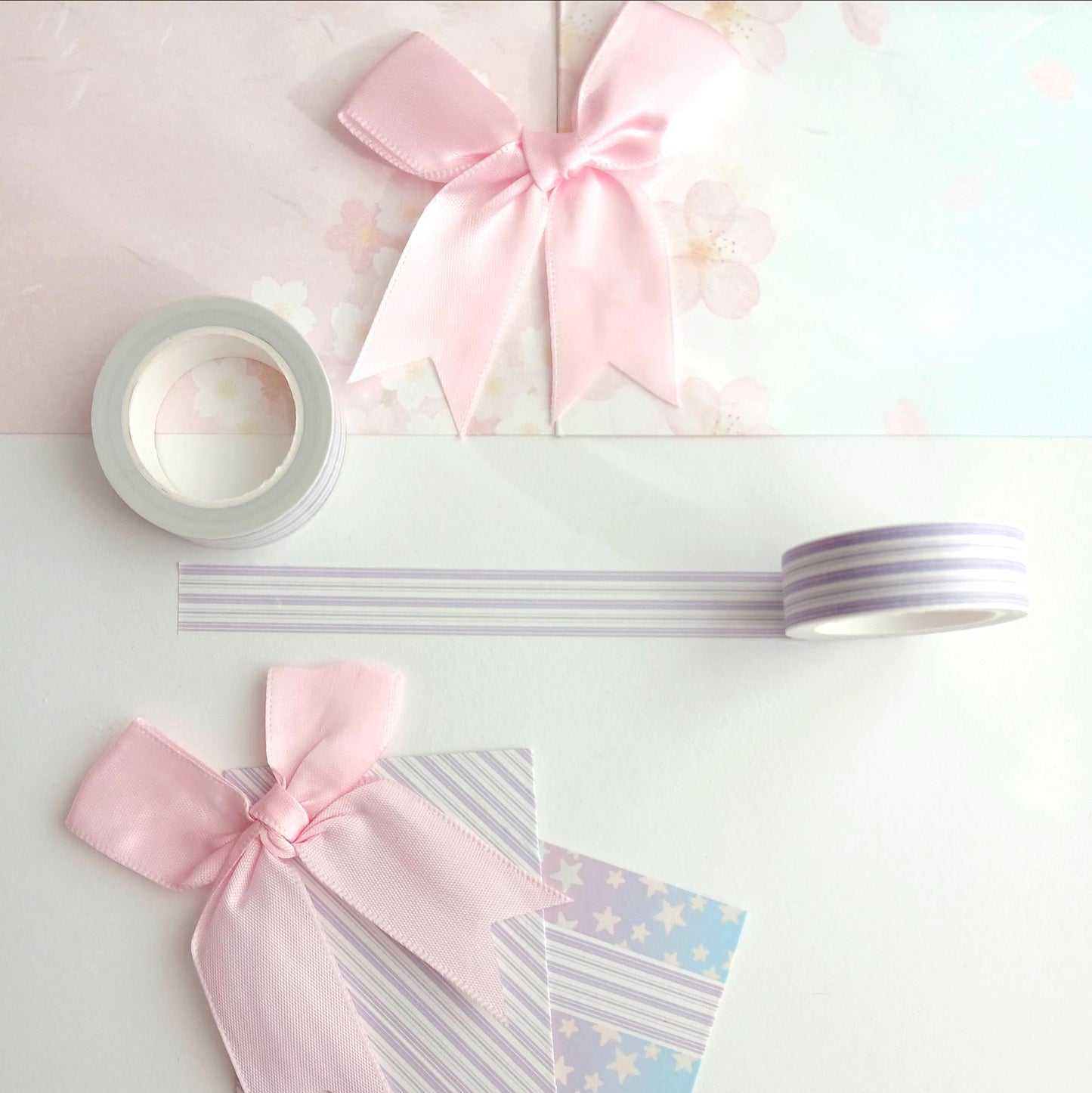 Lavender Candy Stripe | 15mm x 10m