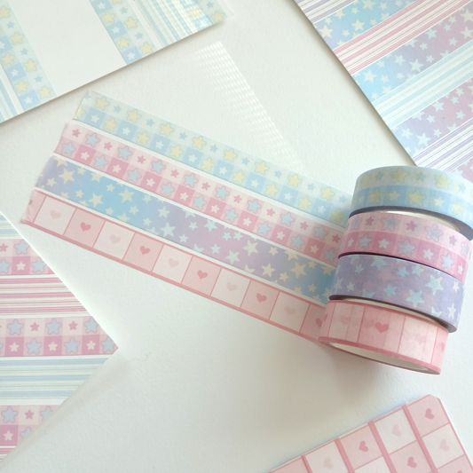 Pastel Washi Set | 15mm x 10m