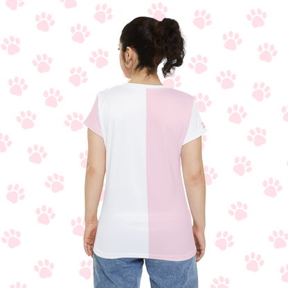 Pink Paws - Women's Harajuku Anime Top