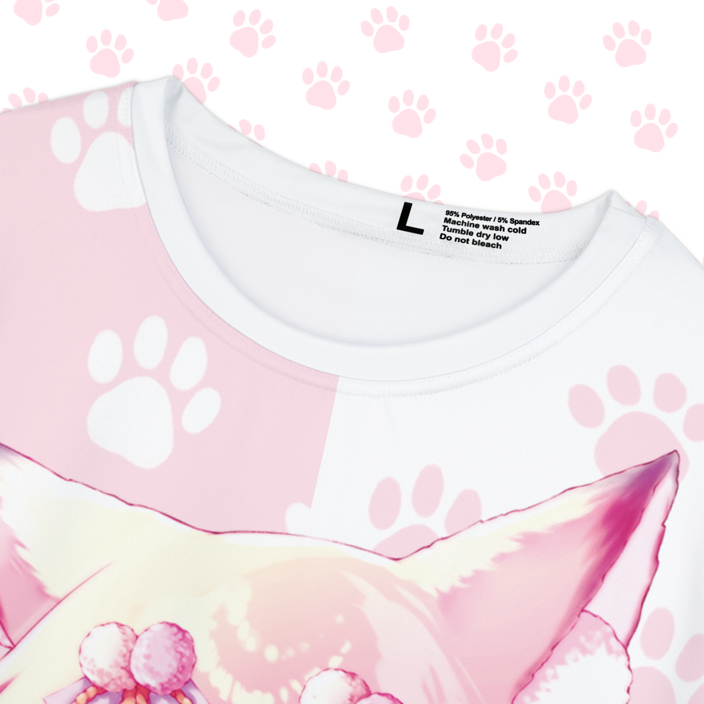 Pink Paws - Women's Harajuku Anime Top