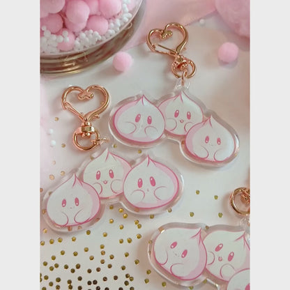 Kawaii Mochi Glitter Charm Set
