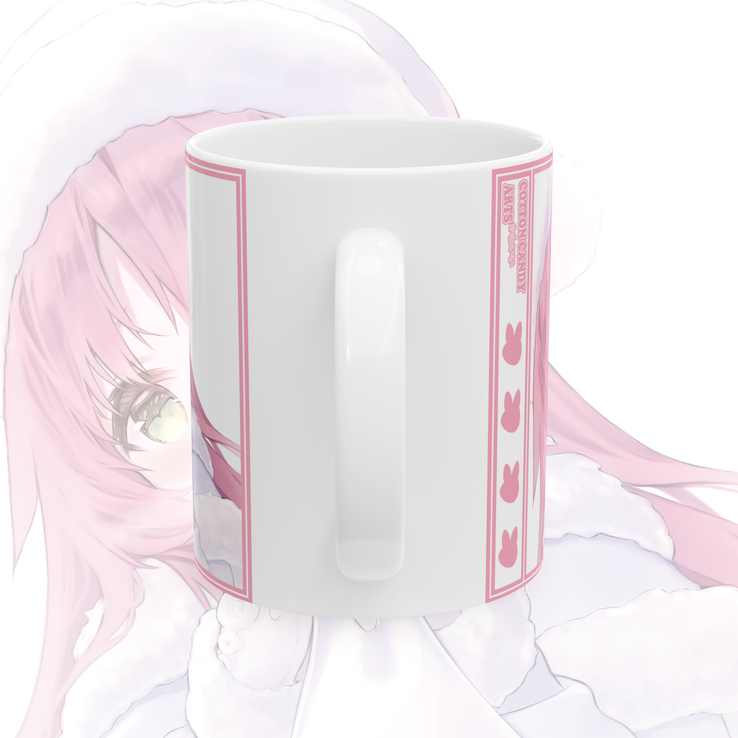 11oz Ceramic Anime Mug - Pink Winter