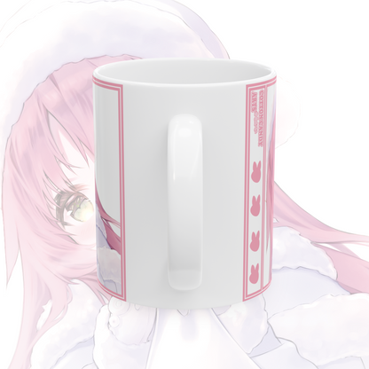 11oz Ceramic Anime Mug - Pink Winter
