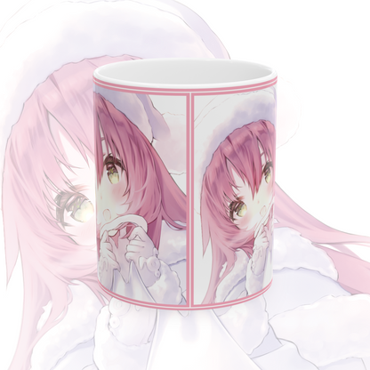 11oz Ceramic Anime Mug - Pink Winter