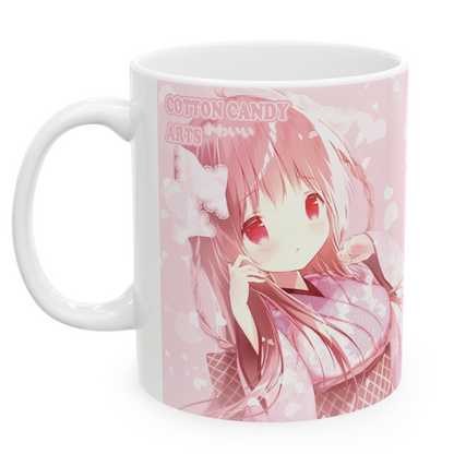 11oz Sakura Petals Anime Mug