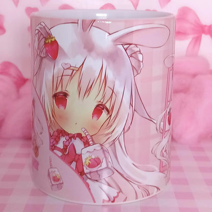 Strawberry Chibi - 11oz Anime Coffee Mug