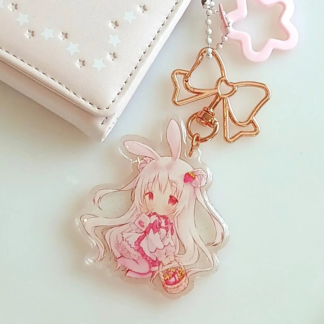 Strawberry Milk Chibi Charm | Yuki