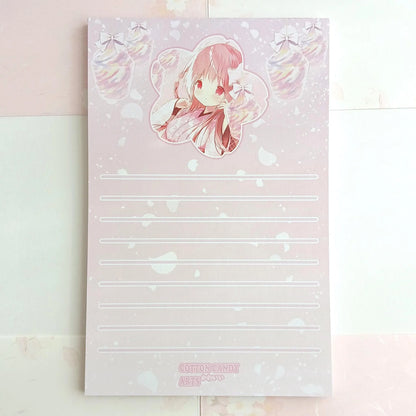 Lovely Petals Anime Notepad | 5.5"x8.5"