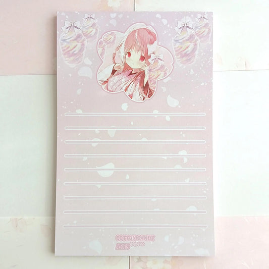 Lovely Petals Anime Notepad | 5.5"x8.5"