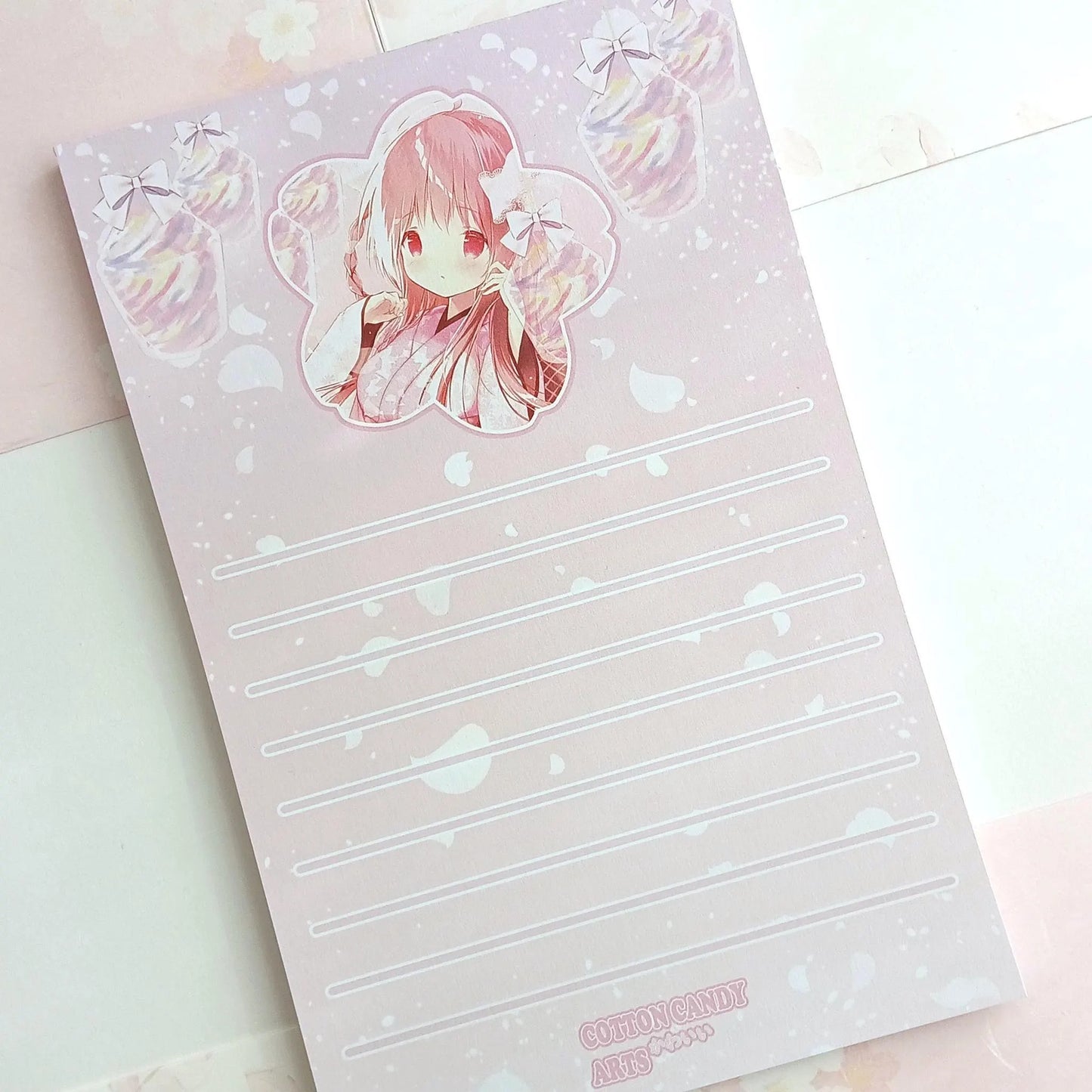 Lovely Petals Anime Notepad | 5.5"x8.5"