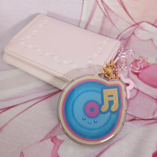 Kawaii Vinyl Record Charm