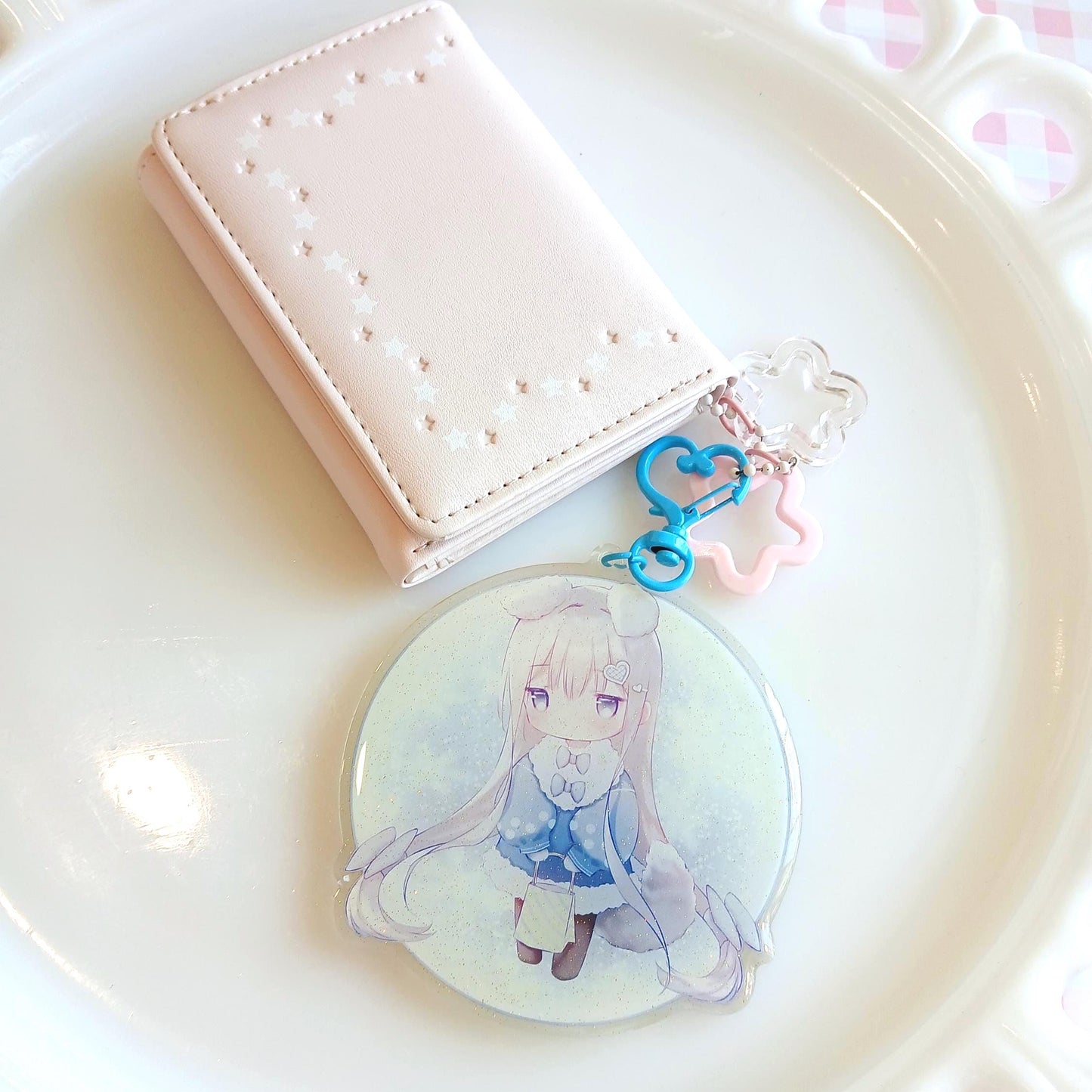 White Wolf Chibi Charm