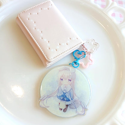 White Wolf Chibi Charm