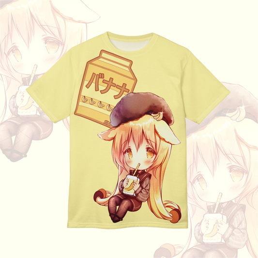 Yellow Mei Graphic Tee - Anime Apparel